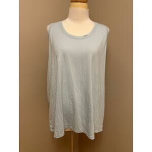 Athleta Light Teal Blue Tank Top Size 1X